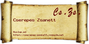 Cserepes Zsanett névjegykártya